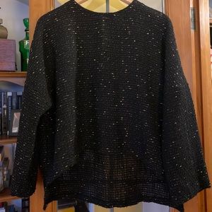 Sparkly Dark Brown & Gold Sweater